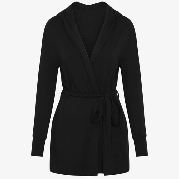 Commando Butter Modal Hooded Thumb Robe Cardigan - Picture 3 of 5